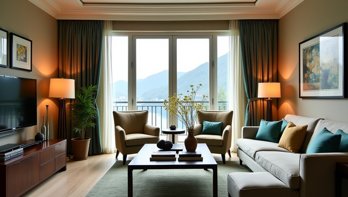 Stijlvolle showroom met designproducten